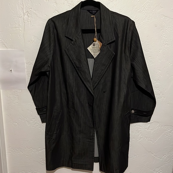 Jonano Seed to Sewn Black Denim Jacket  Duster - Picture 8 of 8